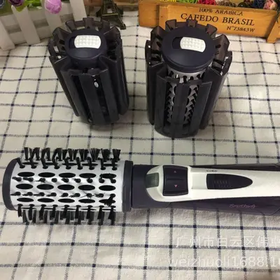 2-in-1 Hot Air Styling Brush, Automatic Curling and Straightening, Household