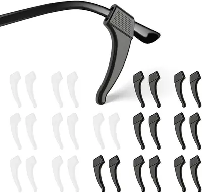 Silicone Glasses Ear Hook Set, Non-Slip Cover and Anti-Drop Ear Support - 7