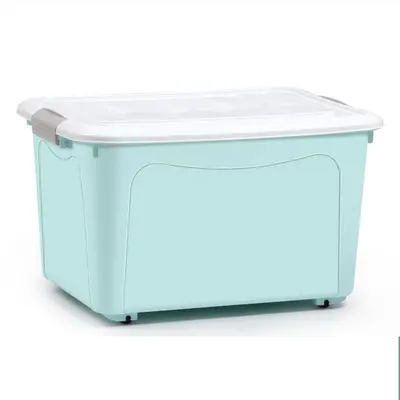 Extra large plastic storage box for toys and clothes