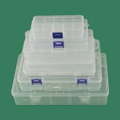 Hochdurchsichtige PP-Kunststoffbox mit rechteckigem quadratischem Deckel, kleine Produktverpackung Schreibwarenaufbewahrungsbox Hersteller