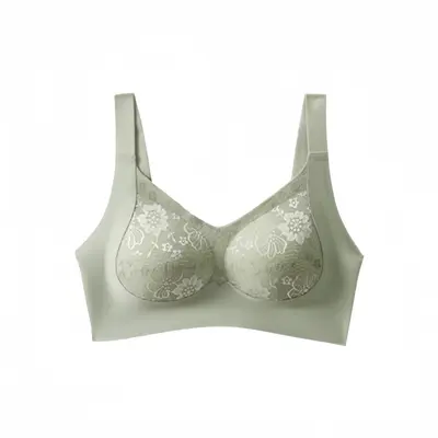 Seamless Gathering Bra for Women, Breathable, Anti-Sagging - 10