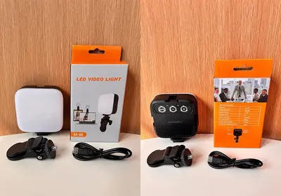 Pocket LED Mini Klip Işık Telefon Dolgu Işığı Ambiyans Aydınlatma Taşınabilir Fotoğrafçılık Açık Hava Taşınabilir Tofu Işığı - 7