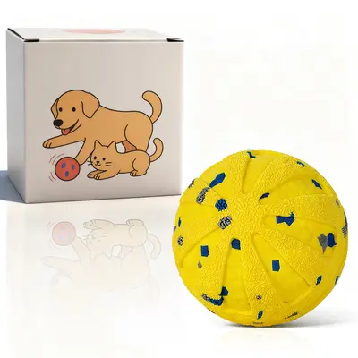Automatic Dog Walking Ball, Chew-Resistant Bouncing Dog Toy for Medium and Large Dogs - 9