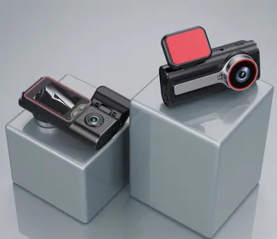 Dashcam, 3-lens, Full HD backup camera, smartphone connected - 8