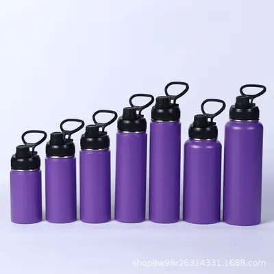304 paslanmaz çelik uzay şişesi, 12oz 24oz 40oz 64oz, termos, hediye kutulu - 11