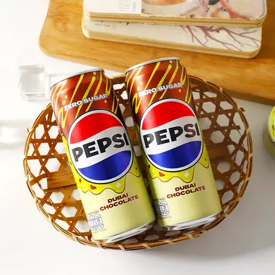 Pepsi Dubai Chocolate Flavored Carbonated Drink, Thailand Imported