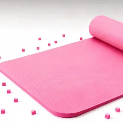 NBR yoga mat 1830x610x10mm, kaydırmaz, yavaş geri dönüş