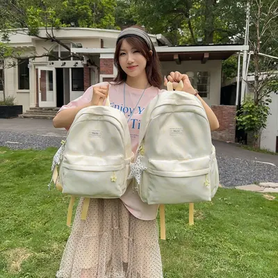 Korean Style Large Capacity Girls' High School Backpack - 3