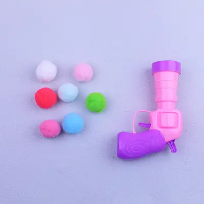 Silent Plush Ball Launcher Cat Toy, Interactive Self-Play - 7