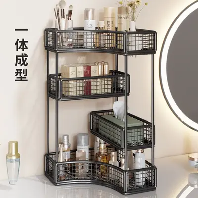Cosmetic storage rack, multi-layer bathroom organizer - 4
