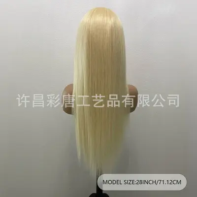 13x4 613 Blonde Lace-Front-Perücke, freier Scheitel