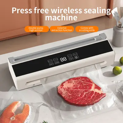 Vakum mühürü makinesi, otomatik, ev tipi, taşınabilir, gıda saklama