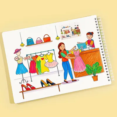 Reusable Sticker Book for Kids, DIY Early Education with Animal and City Scenes - 5