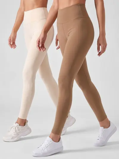 Çıplak his şeftali kalça yüksek belli yoga pantolonu, nefes alabilir, kalça kaldırıcı - 5