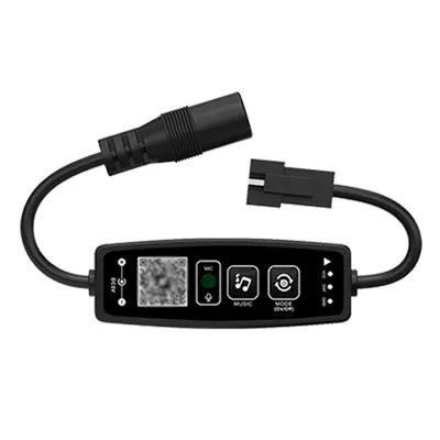 LED Controller with Music Rhythm Dimmer, Transformer, Button and APP Control - 7