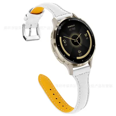 18MM Slim Leather Watch Band for Garmin Venu 3S/2S - 7