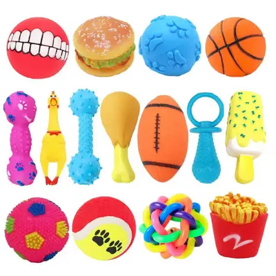 Rope Knot Dog Toy with TPR Rubber, Chew-Resistant for Teddy and Puppies - 3