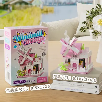Compatible with Lego Dreamzzz Four Seasons Windmill House Building Set - 13