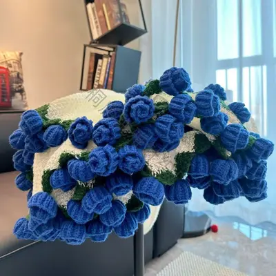 Rose Bouquet Blanket with 99 Roses, Valentine's Day Gift - 8