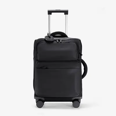 Original manufacturer luggage trolley bag new model cabin size suitcase 20 inch nylon fabric bag ultra-light coded travel bag - 8