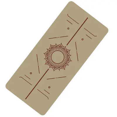 Professional PU yoga mat, natural rubber, moisture-absorbing, non-slip, shock-absorbing