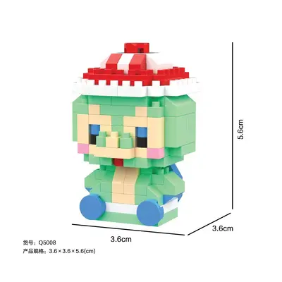 Cross-Border Micro Particle Building Blocks Children's Cartoon Character Educational Assembly Blocks Blind Box Stress Relief Toy Figure Wholesale - 11