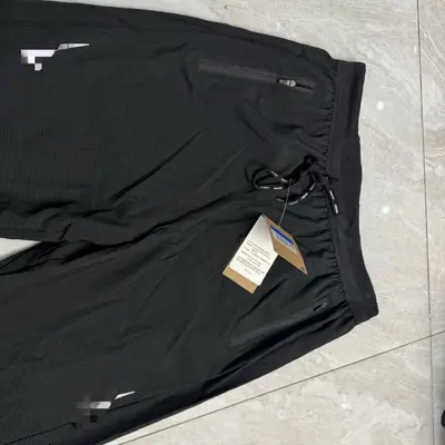 Men's Reflective Cropped Sports Pants, Breathable, Quick-Dry, Slim Fit - 2