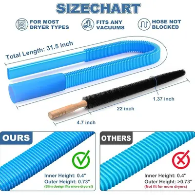 New Lint Lizard Vent Vacuum Pipe Dust Cleaner Vacuum Head Washing Machine Dust Vacuum Cleaner
