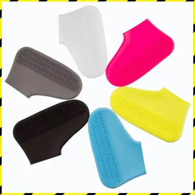 Waterproof Silicone Shoe Covers, Non-Slip Rain Protection - 2
