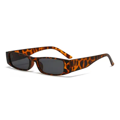 Retro Small Square Frame Sunglasses with UV Protection - 9