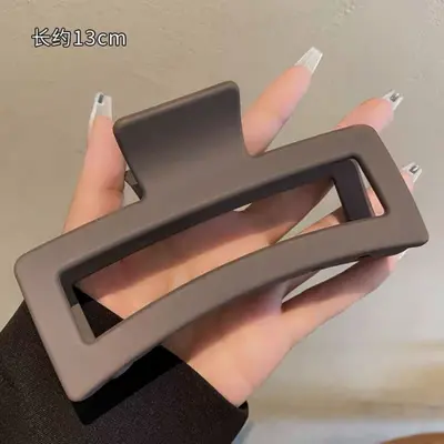Dicke Haare Große Haarspange aus Acryl, Haarspange für den Hinterkopf, hochwertige elegante Haarspange Haaraccessoire, Hai-Spange - 7
