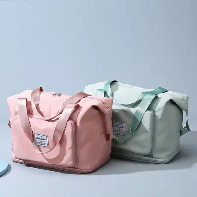Reisetasche für Damen, Sport-Schultertasche mit Nass- und Trockentrennung, faltbare Aufbewahrungstasche, Sporttasche, wasserdichte Gepäcktasche für Herren - 4