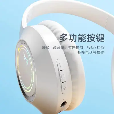 Over-Ear Bluetooth-Kopfhörer mit Tiefbass, für Handy und Computer
