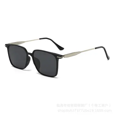 Polarized Men's Driving Sunglasses, Ultra-Light Square Frame - 8