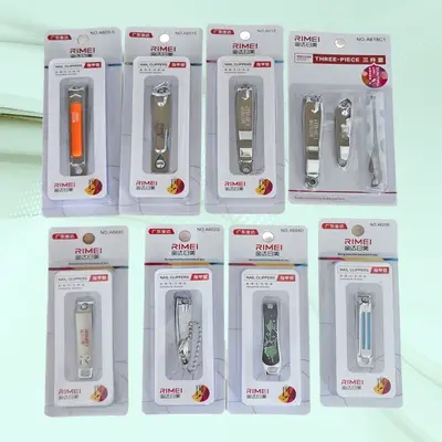 Stainless steel nail clippers, large size, angled