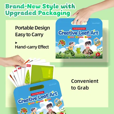 Quiet book with animal recognition and reusable stickers