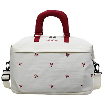 Grenzüberschreitender hochwertiger Reisetasche mit Schleife, großes Fassungsvermögen, Reisetasche, Handgepäck, einzelne Schulter, gepolstert, Handtasche, Fitness-Sporttasche, Bordgepäcktasche - 7