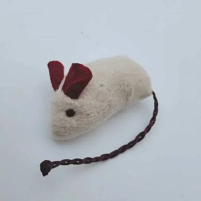 Kedi Otlu Peluş Fare ve Top Oyuncak Seti - 5