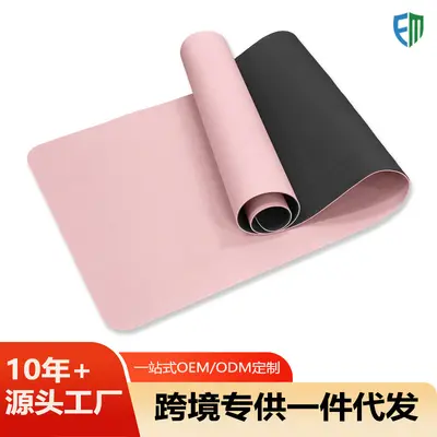 跨境专供TPE瑜伽垫防滑抓地健身运动爆款半圆形加厚工厂批发代发 - 2
