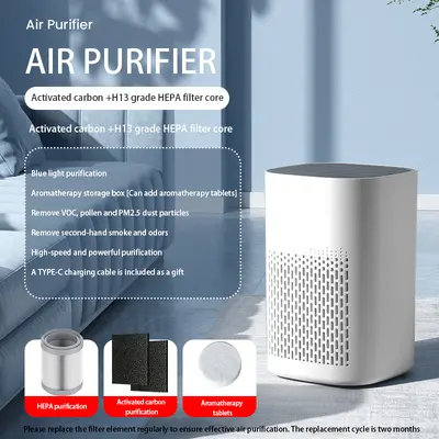 USB Gift Air Purifier for Smoke, Odor and PM2.5 Removal - 10
