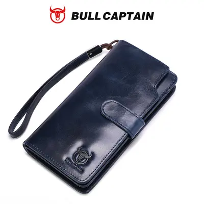 Niu Captain Erkek Hakiki Deri Uzun Cüzdan, Çıtçıtlı, Ehliyetlikli - 10