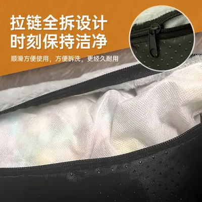 Large Detachable Warm Plush Pet Bed for Cats and Dogs
