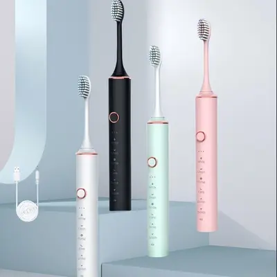 Sonic Couple Electric Toothbrush 6 Modes Smart Toothbrush X-18 Cross-Border E-Commerce Adult Soft Bristle Toothbrush