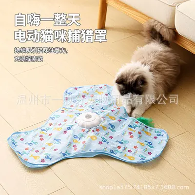Multifunctional Cat Hunting and Hideaway Tunnel, Interactive Pet Toy - 2