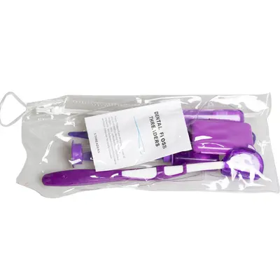 Kieferorthopädisches Mundpflegeset, 8-teilig, Klinik-Geschenk - 11