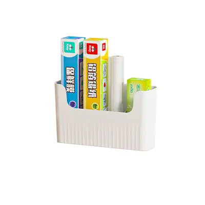 Kitchen cabinet door interior organizer box, adhesive, no drilling - 6