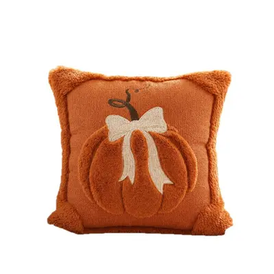 Halloween Pillow Cover Wholesale New Pumpkin Pillow Cover Custom Amazon Thanksgiving Sofa Decoration Cushion Cover - 5