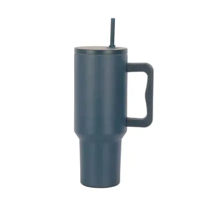 40oz Saplı Araç Bardağı, Büyük Kapasiteli Paslanmaz Çelik Termos Bardak - 9