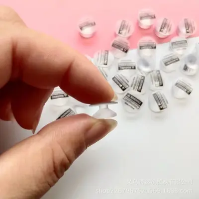 Transparente kegelförmige Schuhschnalle, bedruckt, dekorativ, DIY-Zubehör