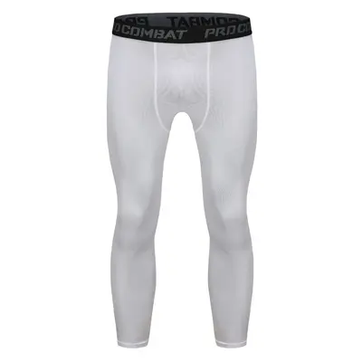 Men's Fitness Cropped Compression Pants, Quick-Dry Breathable - 10